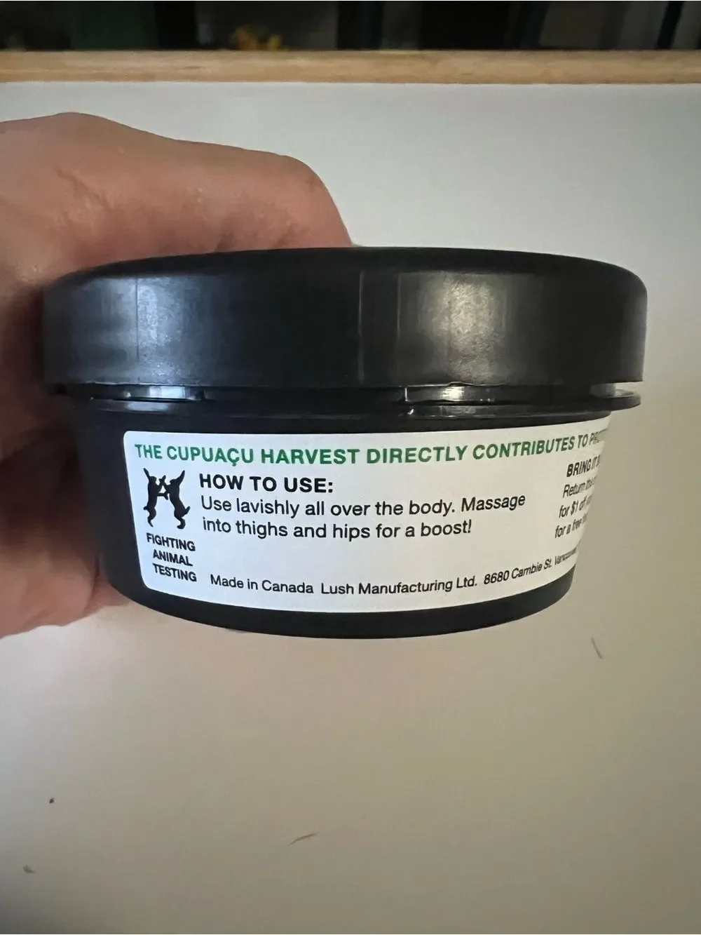 LUSH LIME BOUNTY BODY BUTTER BRAND NEW UNAVAILABLE 1.5 oz